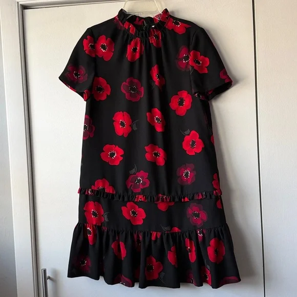 kate spade new york
Black Red Poppy Dress XS - Picture 3 of 5